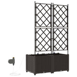 Garden Brown 80 x 40 x 142 cm Steel