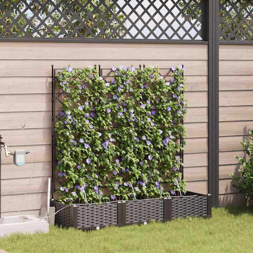 Garden Brown 120 x 40 x 126 cm Steel