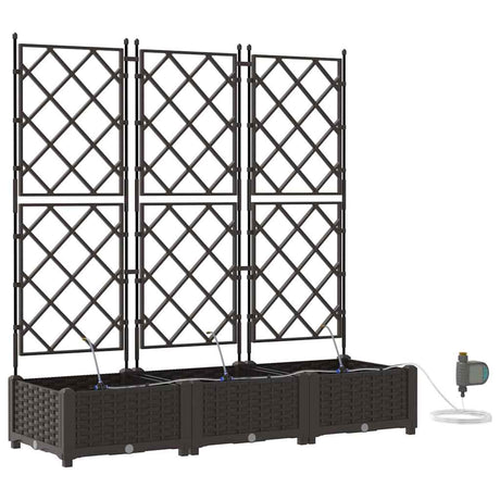 Garden Brown 120 x 40 x 126 cm Steel