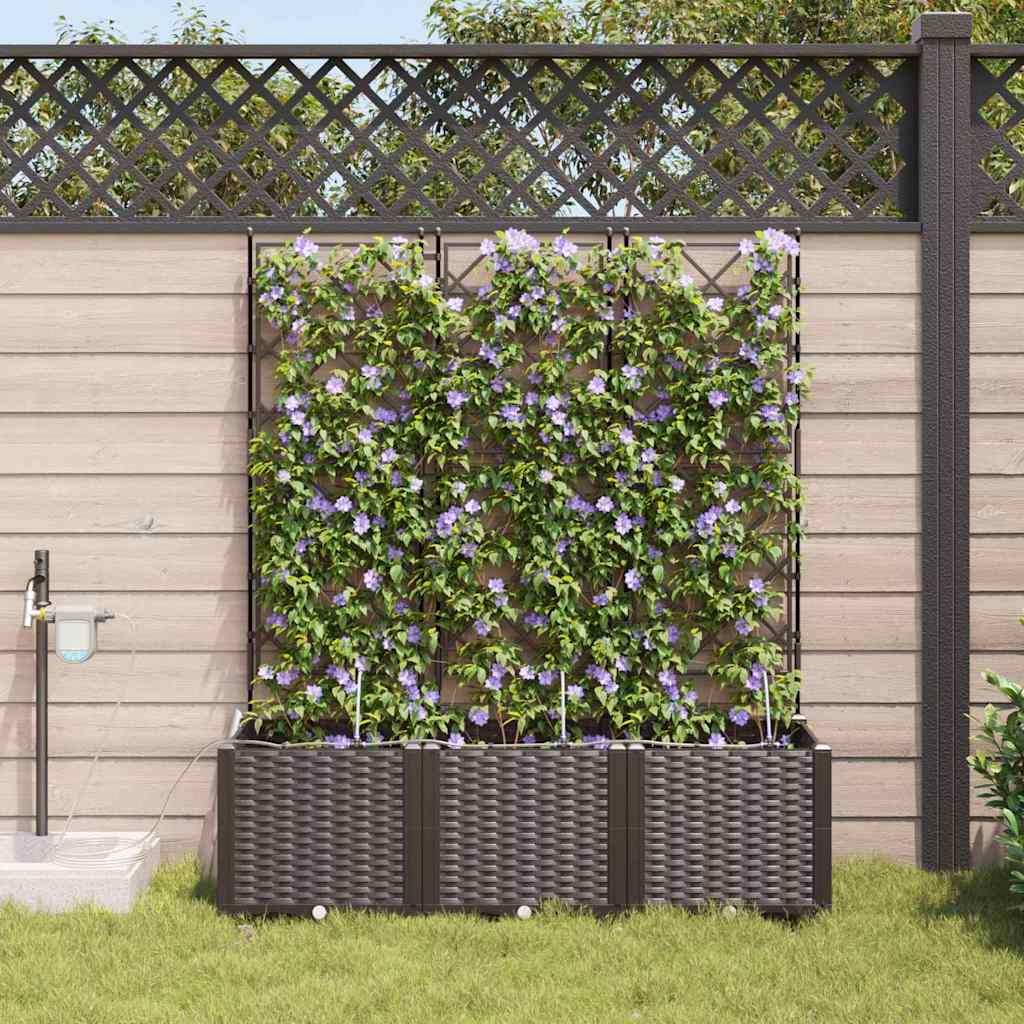 Garden Brown 120 x 40 x 142 cm Steel