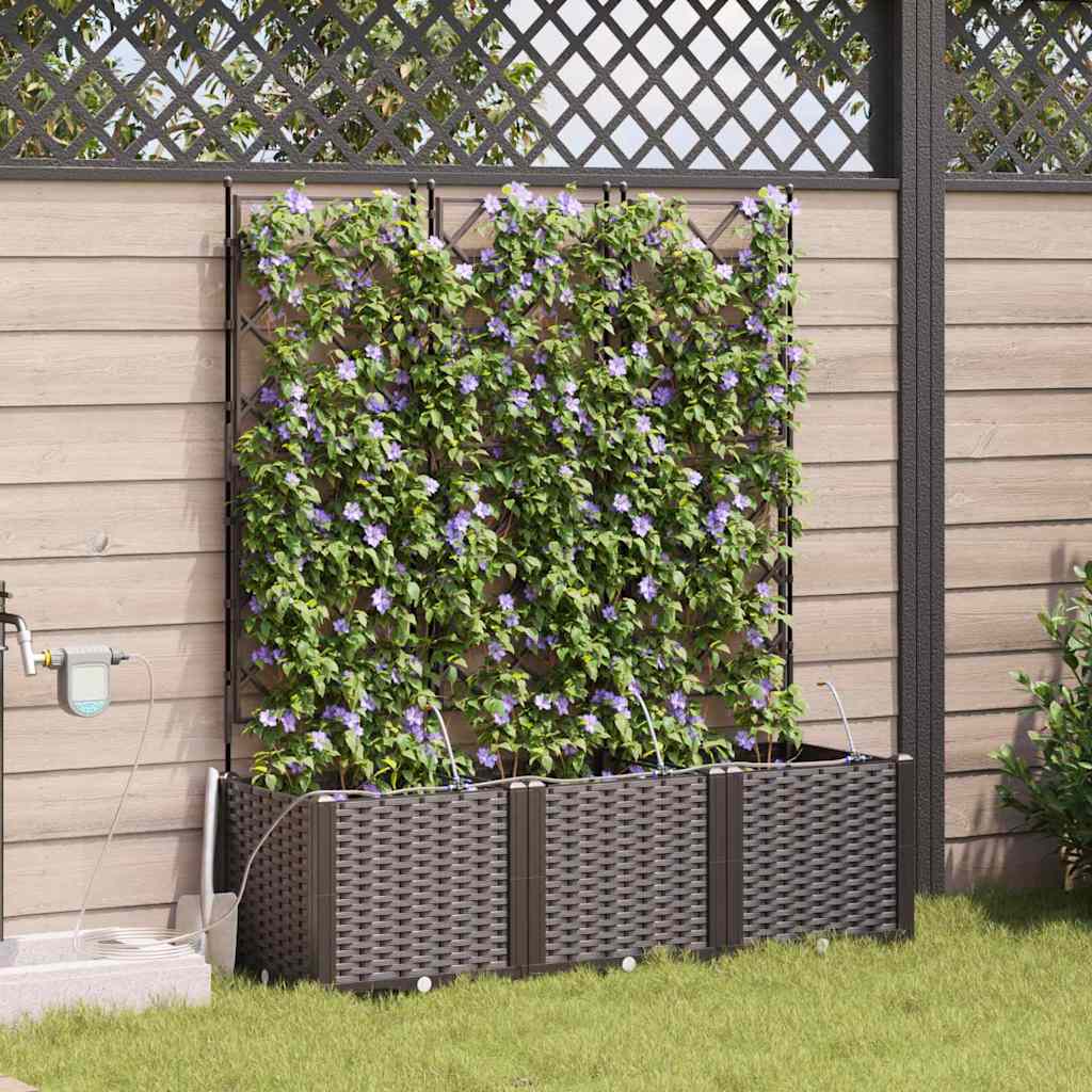 Garden Brown 120 x 40 x 142 cm Steel