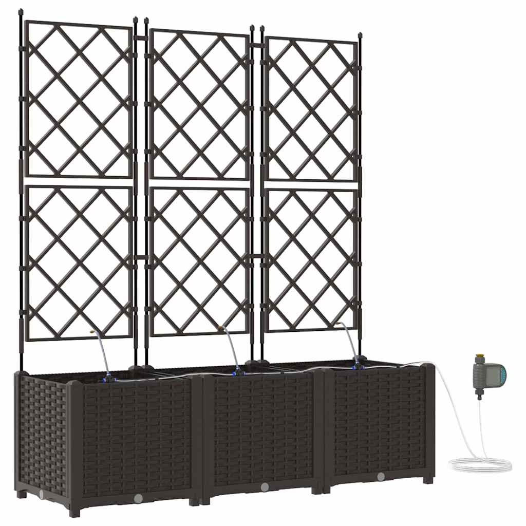 Garden Brown 120 x 40 x 142 cm Steel