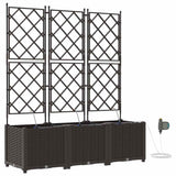Garden Brown 120 x 40 x 142 cm Steel