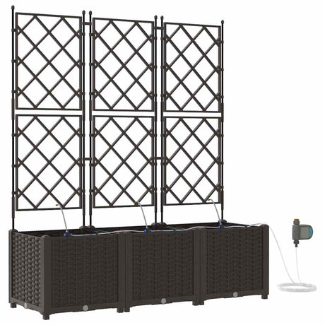 Garden Brown 120 x 40 x 142 cm Steel