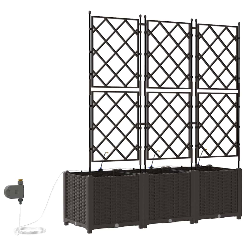 Garden Brown 120 x 40 x 142 cm Steel