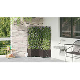 Garden Brown 80 x 80 x 142 cm Steel