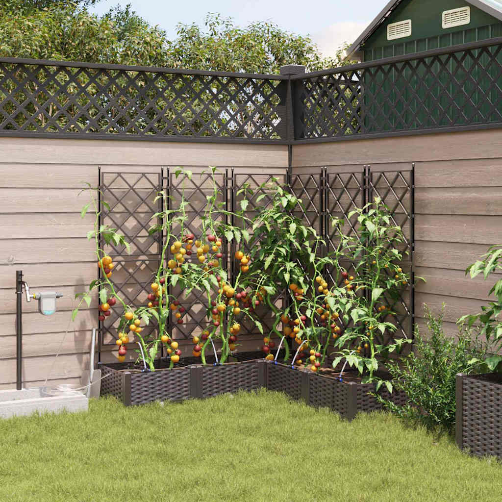 Garden Brown 120 x 120 x 126 cm Steel