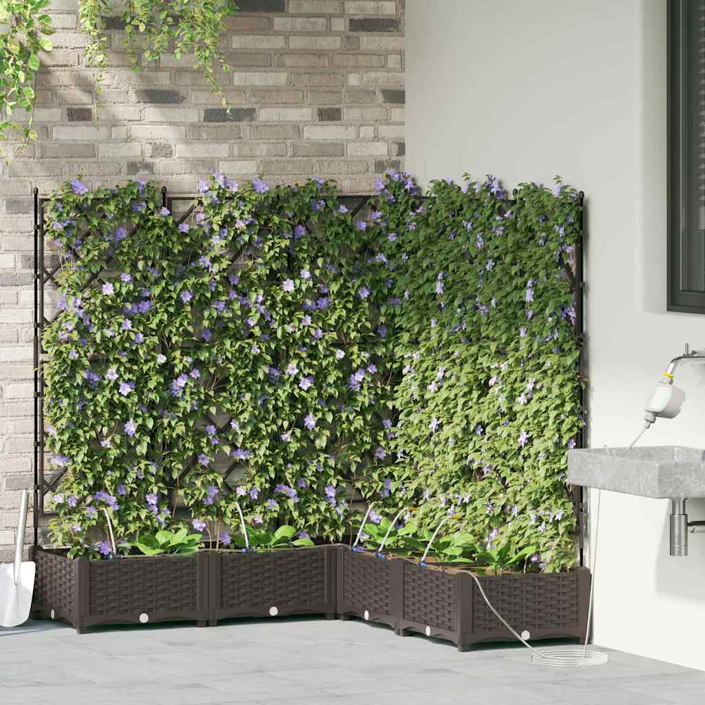 Garden Brown 120 x 120 x 126 cm Steel
