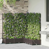 Garden Brown 120 x 120 x 126 cm Steel