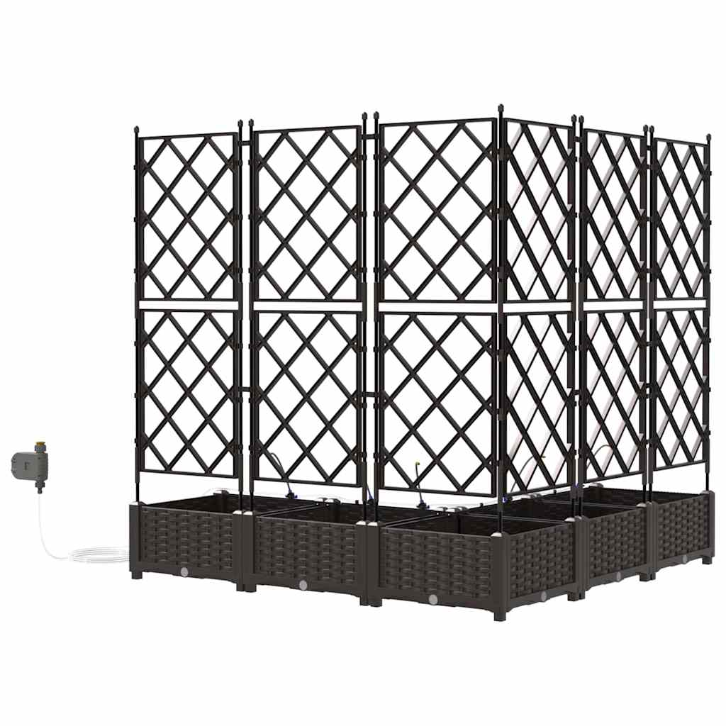 Garden Brown 120 x 120 x 126 cm Steel
