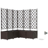 Garden Brown 120 x 120 x 142 cm Steel