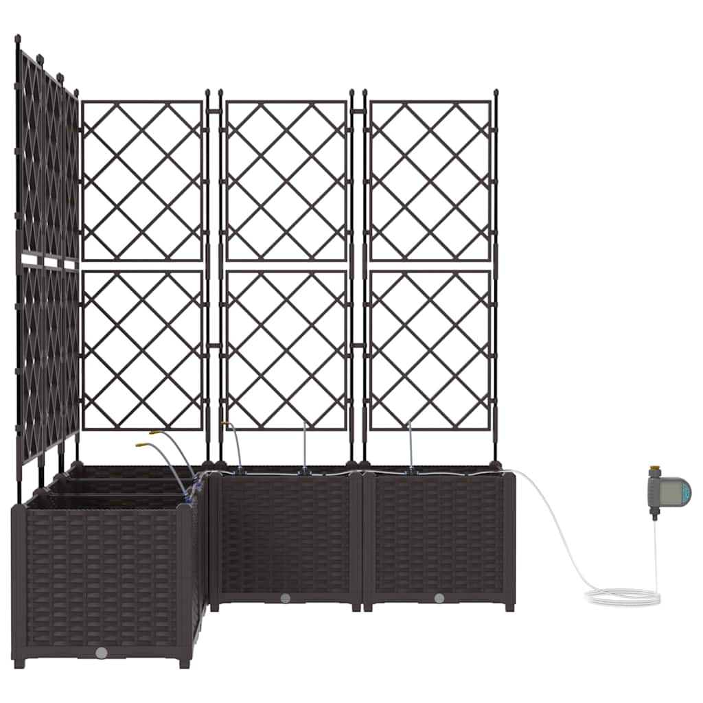 Garden Brown 120 x 120 x 142 cm Steel