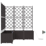 Garden Brown 120 x 120 x 142 cm Steel