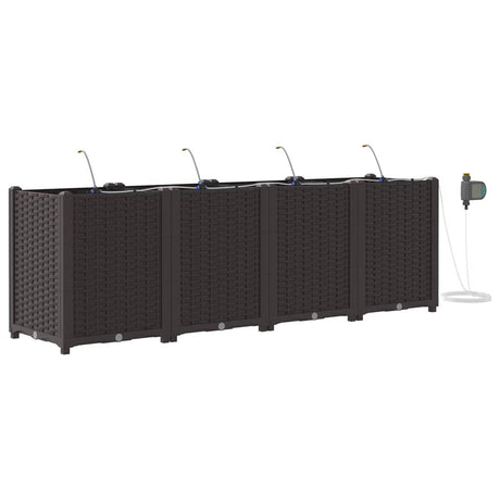 Garden Brown 160 x 40 x 52 cm Steel