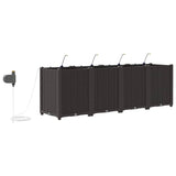 Garden Brown 160 x 40 x 52 cm Steel