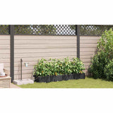 Garden Black 160 x 40 x 22 cm Steel