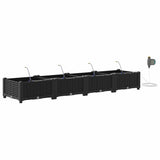 Garden Black 160 x 40 x 22 cm Steel