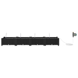 Garden Black 160 x 40 x 22 cm Steel