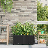 Garden Black 80 x 40 x 37.5 cm Steel