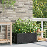 Garden Black 80 x 40 x 37.5 cm Steel