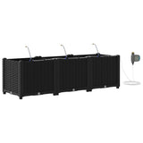 Garden Black 120 x 40 x 37.5 cm Steel