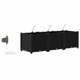 Garden Black 120 x 40 x 37.5 cm Steel