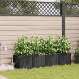 Garden Black 160 x 40 x 37.5 cm Steel