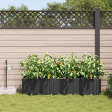 Garden Black 160 x 40 x 37.5 cm Steel