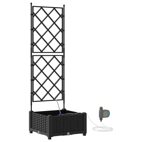 Garden Black 40 x 40 x 126 cm Steel