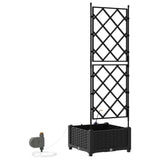 Garden Black 40 x 40 x 126 cm Steel