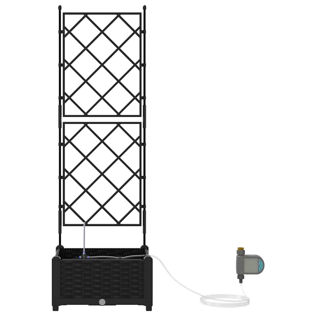 Garden Black 40 x 40 x 126 cm Steel