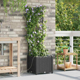 Garden Black 40 x 40 x 142 cm Steel