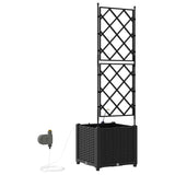 Garden Black 40 x 40 x 142 cm Steel