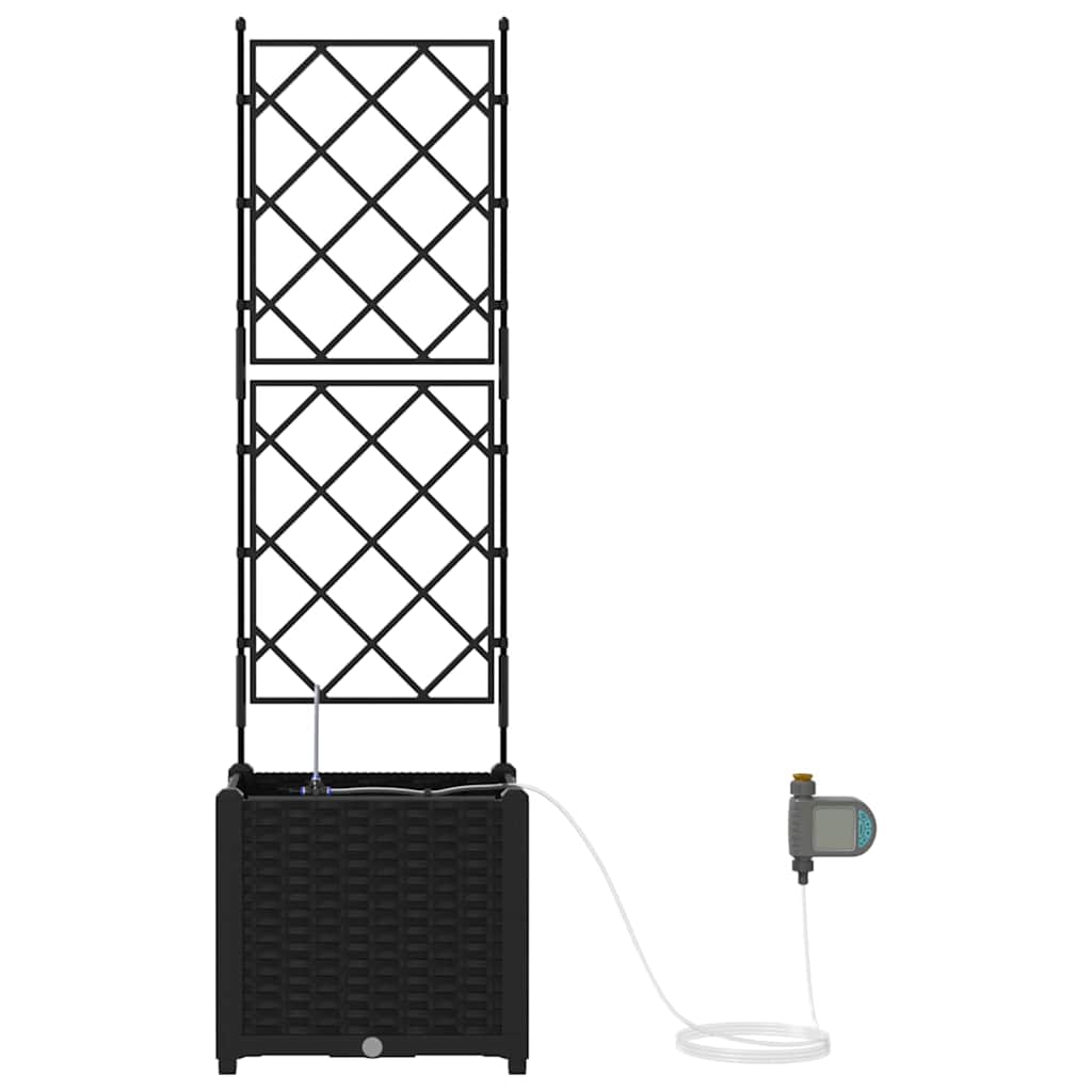 Garden Black 40 x 40 x 142 cm Steel