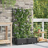 Garden Black 80 x 40 x 126 cm Steel