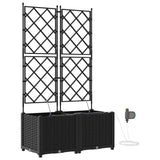 Garden Black 80 x 40 x 142 cm Steel