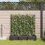 Garden Black 120 x 40 x 126 cm Steel