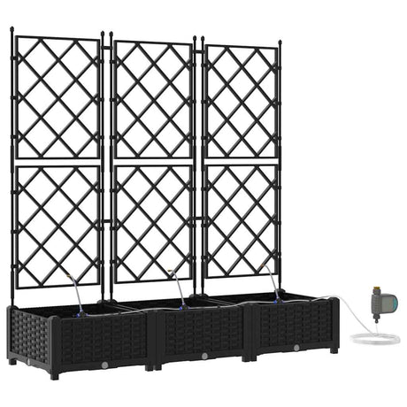 Garden Black 120 x 40 x 126 cm Steel