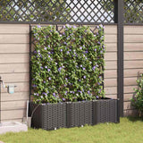 Garden Black 120 x 40 x 142 cm Steel