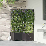 Garden Black 80 x 80 x 142 cm Steel