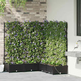 Garden Black 120 x 120 x 126 cm Steel