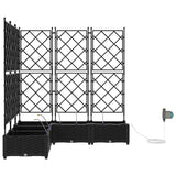 Garden Black 120 x 120 x 126 cm Steel