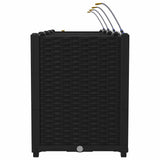 Garden Black 160 x 40 x 52 cm Steel