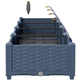 Garden Grey 160 x 40 x 22 cm Steel