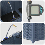 Garden Grey 160 x 40 x 37.5 cm Steel