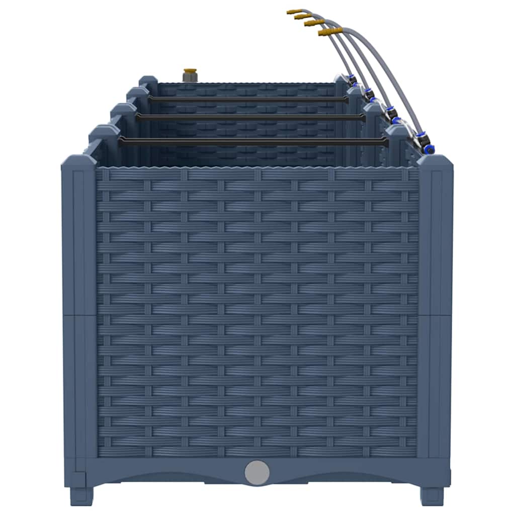 Garden Grey 160 x 40 x 37.5 cm Steel