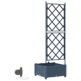 Garden Grey 40 x 40 x 126 cm Steel