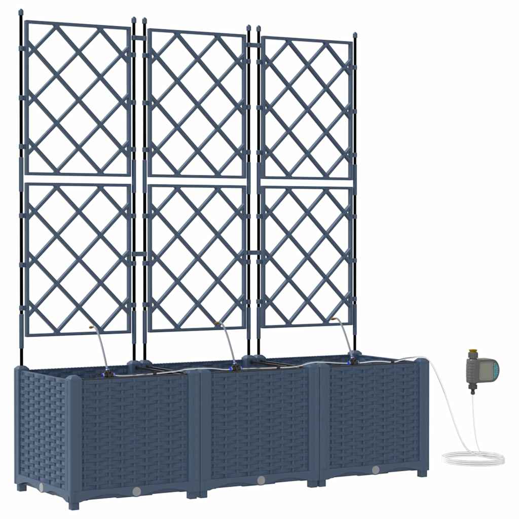 Garden Grey 120 x 40 x 142 cm Steel