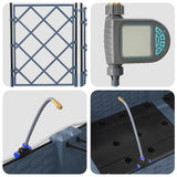 Garden Grey 120 x 120 x 126 cm Steel