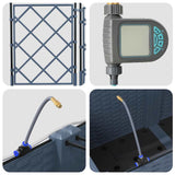 Garden Grey 120 x 120 x 142 cm Steel